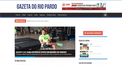 Desktop Screenshot of gazetadoriopardo.com.br