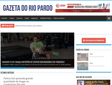 Tablet Screenshot of gazetadoriopardo.com.br